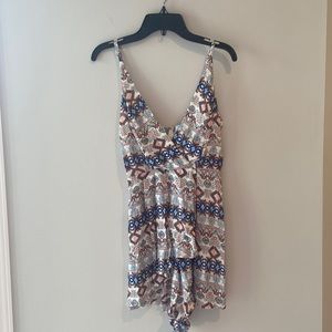 Rumor Boutique Boho Zipper Romper